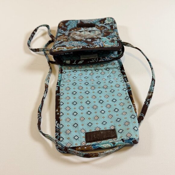 Vera Bradley Java Blue Sophie Tote & Crossbody Purse - Set of 2 - Picture 8 of 10